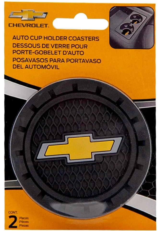 ⭐️⭐️⭐️⭐️⭐ NUEVO Chevrolet CHEVY 2 Portavasos Auto Coche Camión Posavasos Mejor REGALO Foto 3 de 4
