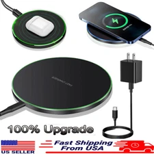 Wireless Fast Charger Charging Pad Mat 45W for Samsung S23 S22 S21 Ultra Z Fold5