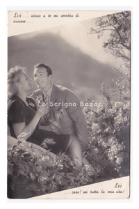 1948 Cartolina Fotografica D Epoca Fotocelere Frasi D Amore Coppia Innamorati Ebay