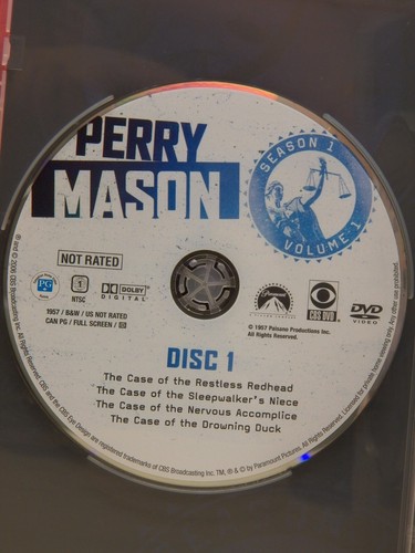 32xDVD Set Perry Mason Seasons 1-4 2006-2009 Paramount - Picture 11 of 18