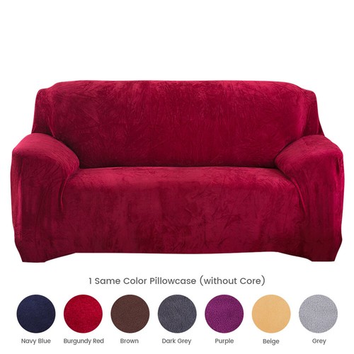 Stretch Plush Thick Sofa Covers 1 2 3 4 Seater Couch Chair Slipcover Protector - Picture 67 of 68