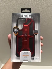 UAG Monarch Series Case for Samsung Galaxy S21+ S21 Plus Crimson Rugged, Durable