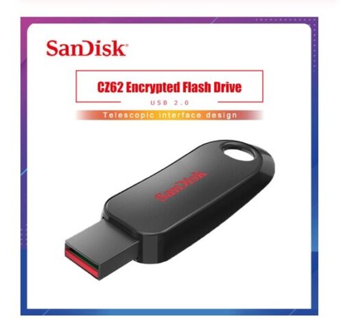 Clé USB SanDisk CZ62 Cruzer Snap 16GB, 32GB, 64GB USB 2.0 Memory Stick Lecteur - Photo 1/9
