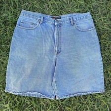Vintage Y2K Route 66 Jean Shorts Mens Size 38 Relaxed Fit Jorts Grunge Dad