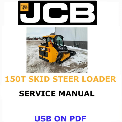 #ad JCB 150T SKID STEER LOADER SERVICE REPAIR SHOP MANUAL PDF USB $25.00