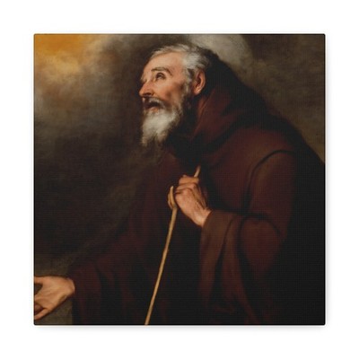 Murillo, Bartolomé Esteban - Saint Francis of Paola - Canvas Wall Art