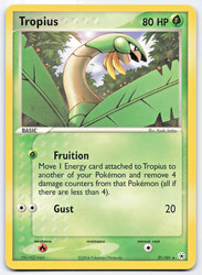 Tropius 27/101 Hidden Legends Rare Pokémon Card