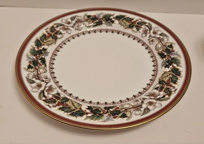 SPODE Christmas Rose 8 1/8" Salad Plate - Fine Bone China - ENGLAND - 8 inch