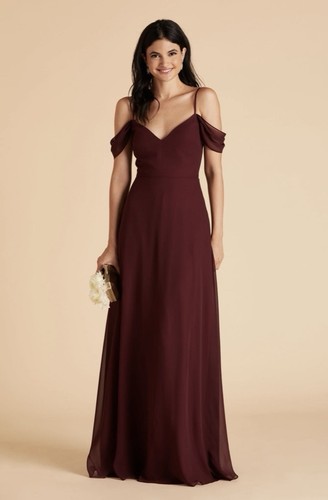 Birdy Grey Bridesmaid Formal Devin Dress In Cabernet Berry Burgundy Size L Large