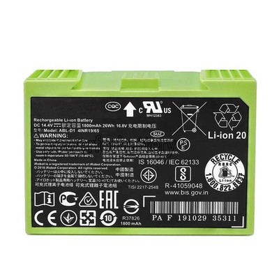14.4V Battery for iRobot Roomba i7 e6 7550 e5 e5152 e5154 - ABL-D1 e and i Serie