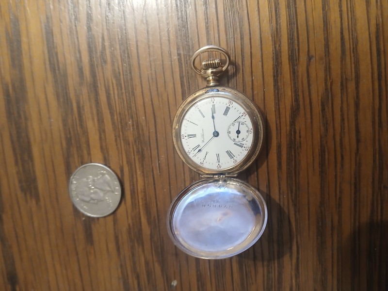 1903 Waltham Model 1891 Pocket Watch Gold Filled Seaside Size 0s Full Hunter