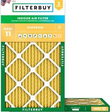 Filterbuy 25x23.25x1 Merv 11 Air Filter Replacement Hvac Furnace