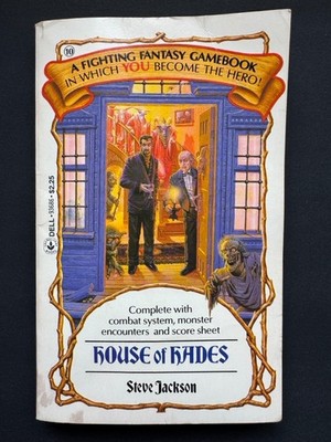 1st Edition Fighting Fantasy Game book - House of Hades #10 Steve Jackson 1985 