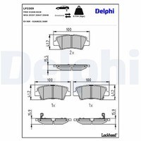 Bremsbelagsatz Hinten Akebono-System FüR Hyundai Ix35 LM EL Ab 13-> 1014029389