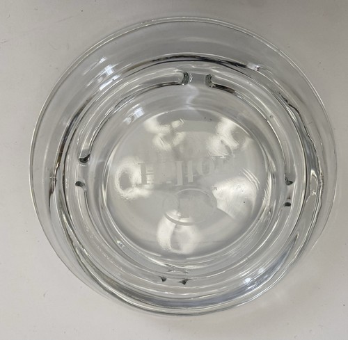 Vintage Set of 2 Glass Ashtrays Sheraton & Hilton Hotels Tobacco Cigars Smoking - Imagen 11 de 11