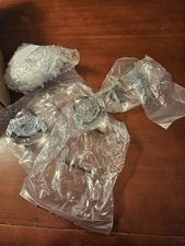 Nostalgic Warehouse Double Dummy Classic Rosette Satin Nickel Door Knobs