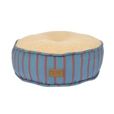 Striped Pillow and Lounger Dog BEDS, Sherpa Pouf Bed SHERPA POUF BED