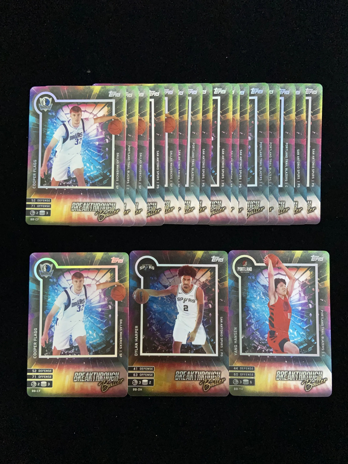 25-26 Topps Match Attax Breakthrough Baller Cooper Flagg RC Lot*19 OC38