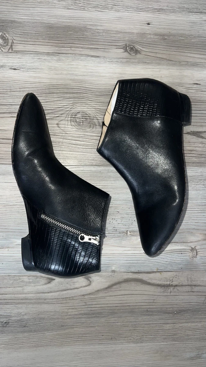 Elizabeth and James Leather Upper Black Boots for Women for sale