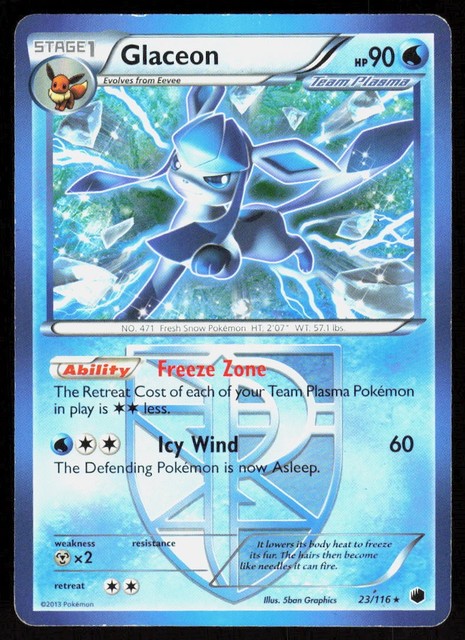 Glaceon #23 (Plasma Freeze (2013))
