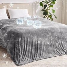 Cooling Throw Blanket for Hot Sleepers,Full Size60'' 90'' Lightweight Breathable
