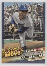 2020 Topps Update Decades Best Award Winners Blue Sandy Koufax #DB-20 HOF 2f9
