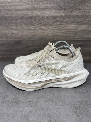 Brooks Hyperion 3 Running Shoes Womens Size 8 Neutral Beige White Running