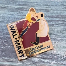 Walmart Associate Employee Pin - Optical Department Exam Glasses