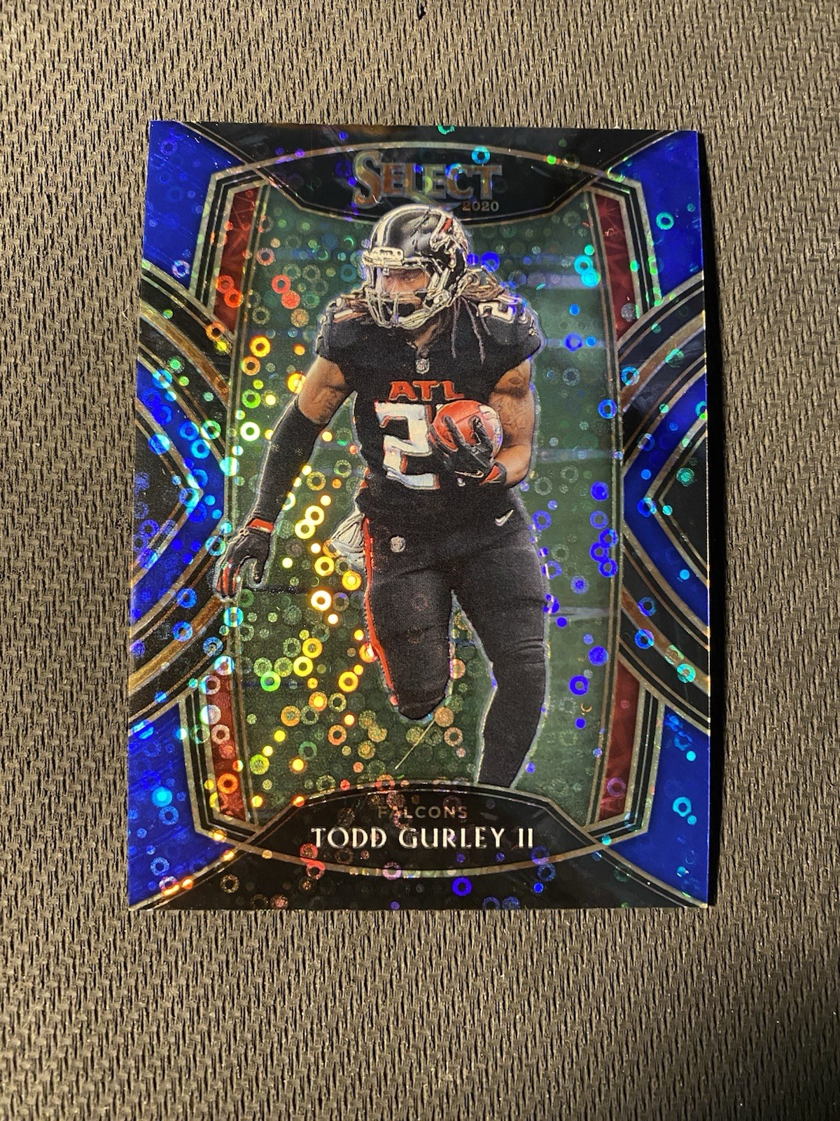Todd Gurley II 2020 Select Club Level Blue Disco SSP /25