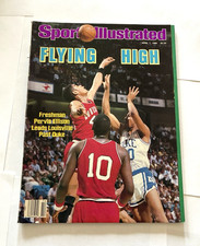 1986 NO LABEL Sports Illustrated LOUISVILLE CARDINALS win TITLE PERVIS ELLISON