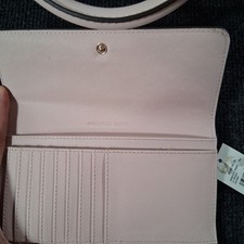 Michael Kors Sheila Satchel Crossbody & Jet Set Wallet Powder Blush NWT 4