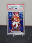 2022 Panini Mosaic Patrick Mahomes Super Bowl Blue Sparkle SP PSA 10 Gem Mint