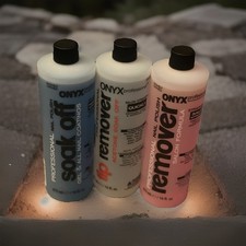 (Pack of 3 ) Onyx Professional 100% Pure Acetone Nail Polish Remover, 16 fl oz