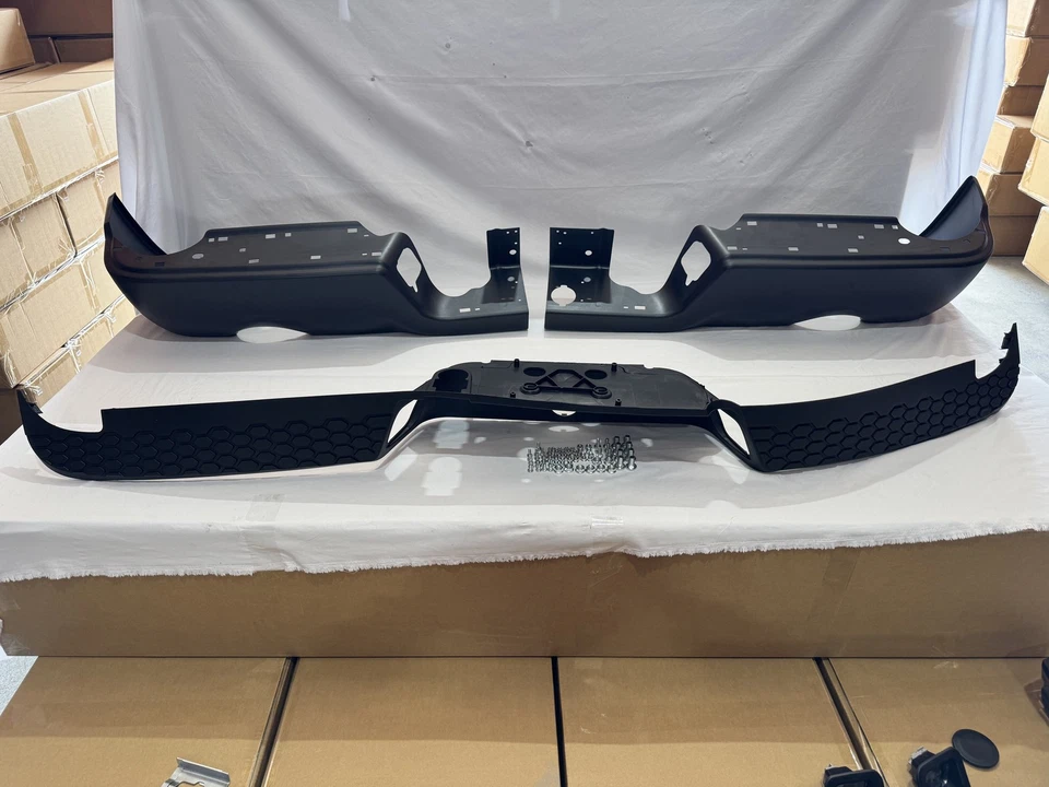 For Dodge RAM 1500 2009-2018 Rear Bumper Assembly Black w/o Sensor Holes - Imagem 4 de 4