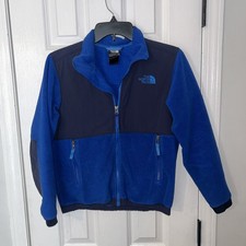 The North Face Denali Fleece Jacket Boys Medium Full Zip - Blue