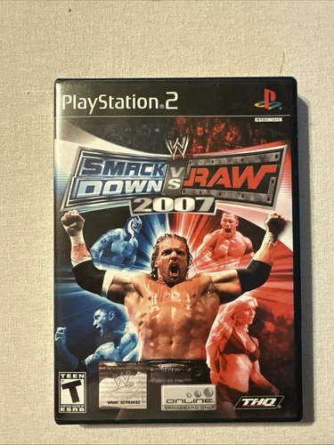 WWE Smackdown vs. Raw 2007 Sony PlayStation 2 (PS2) CIB With Manual