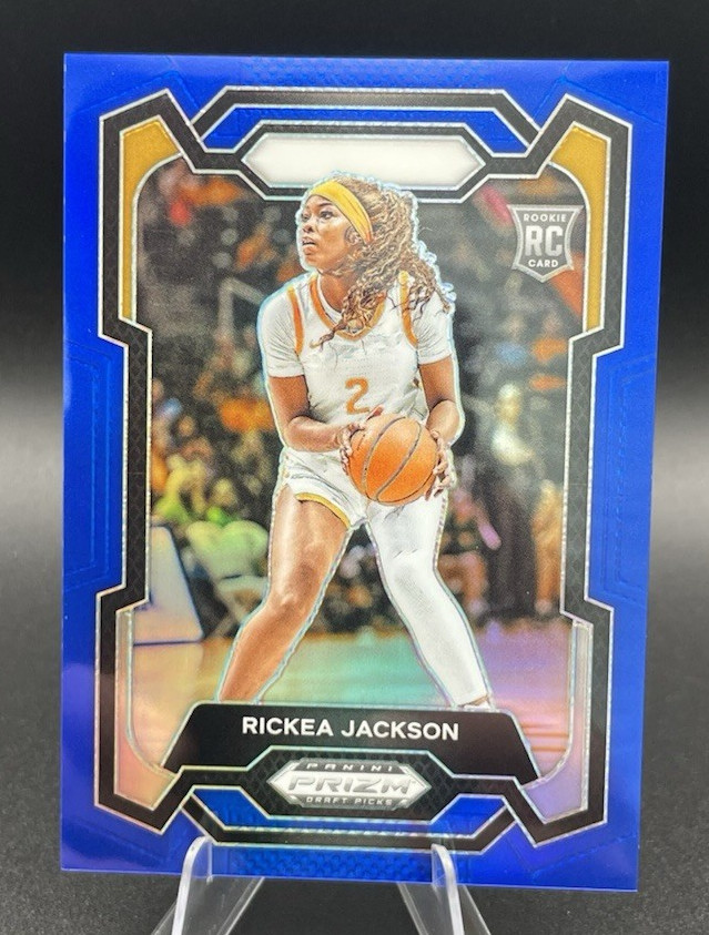 Rickea Jackson 2024 Prizm Draft Picks Blue /199 RC #44 Los Angeles Sparks Tenn