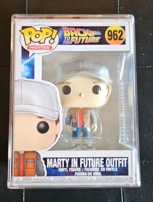FIGURINE FUNKO POP BACK TO THE FUTURE N°962 MARTY IN FUTURE OUTFIT BOITE PLEXI - Photo 1/4