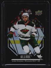 2022-23 Upper Deck Allure #19 Jordan Greenway Black Rainbow