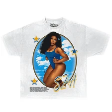 Vintage SZA Graphic T-Shirt Retro R&B Streetwear Y2K Music Tee Hip Hop Oversized