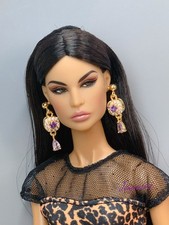 Earrings For Fashion Royalty Integrity Poppy Parker NuFace Dolls Crystal Jewelry