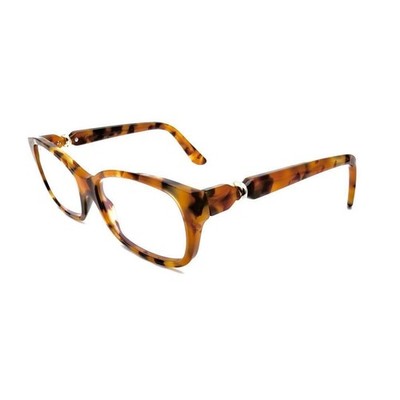 Cartier Trinity Ring Square Eyeglasses Tortoise Shell Gold Frame