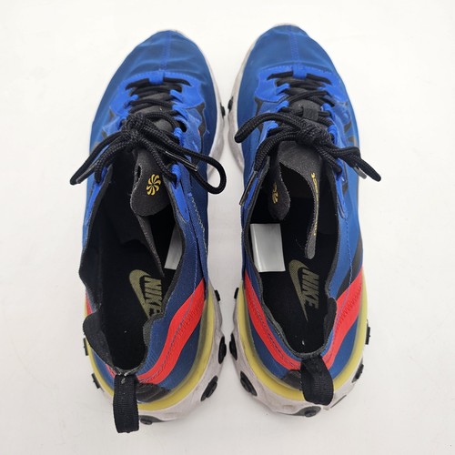 Size 12 Nike React Element 55 Game Royal Preowned BQ6166-403 Used - Picture 15 of 19
