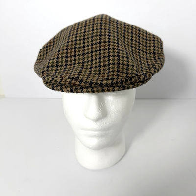 帽子 anatomica Jonathan Richard newsboy XL Jonathan Richard Ireland Flat Cap Wool Blend Houndstooth Newsboy
