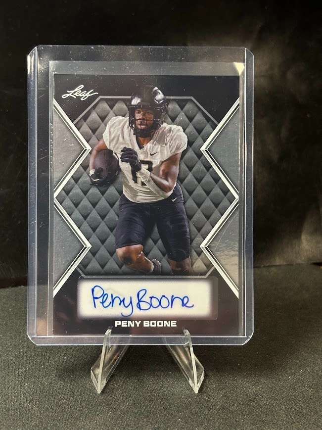 Leaf 2026 Peny Boone Autograph #BA-PB1 NCAA Football Trading Card