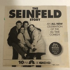 The Seinfeld Story Series Print Ad Vintage Jerry Seinfeld Jason Alexander Tpa4