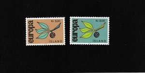 Iceland Stamp Scott 375 & 376 MNH Europa Post Office Fresh