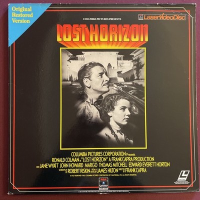 Lost Horizon LaserDisc 1937 Shanghai-La Fantasy Adventure Ronald Colman B & W