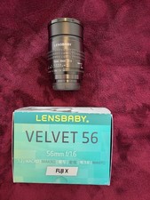 Lensbaby Velvet 56mm f/1.6 – Fuji X Mount – Top Zustand + OVP