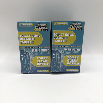 Magic Cleaner Toilet Bowl Cleaners(UPTO 2500 FLUSHES/Bottle),3-4 MONTH 2 Pack